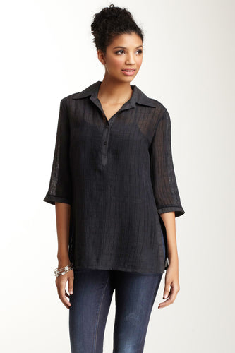 Viscose Basic Tunic - Black